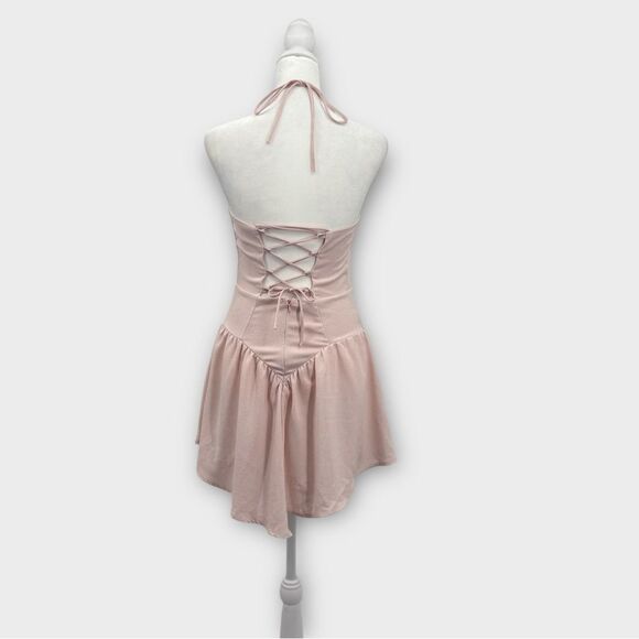 Lucy In The Sky Corset Fit and Flare Dress in Pink Women’s Size S - Picture 5 of 7
